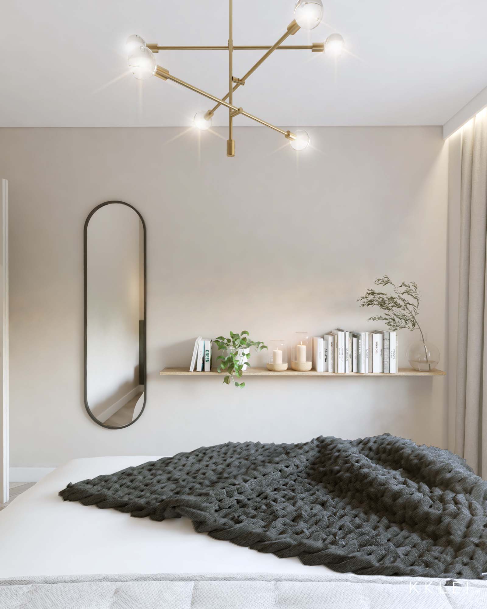 Minimalistyczne mieszkanie Japandi z naturalnym drewnem i harmonijną kolorystyką